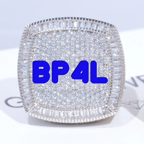 CUSTOM LETTER 3D ICED RING
