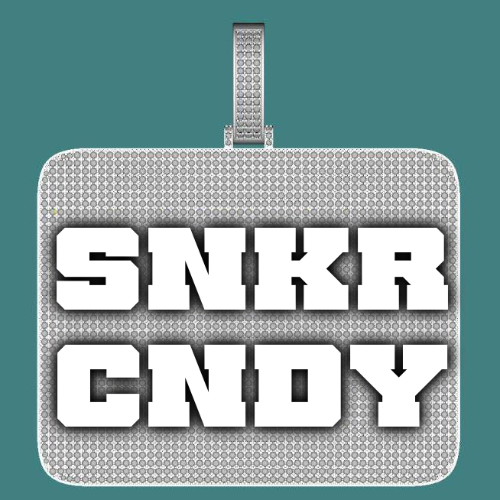 CUSTOM LETTER NECKLACE 3D BIG SQUARE