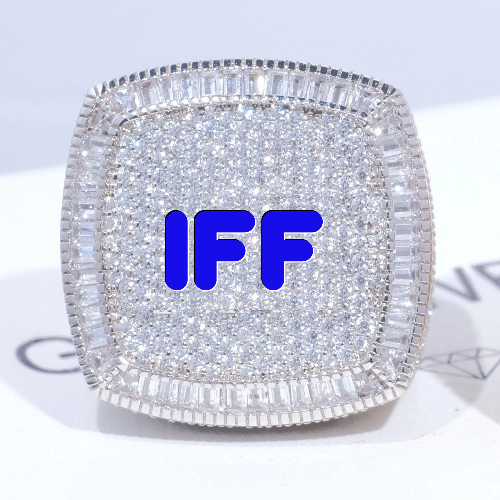 CUSTOM LETTER 3D ICED RING