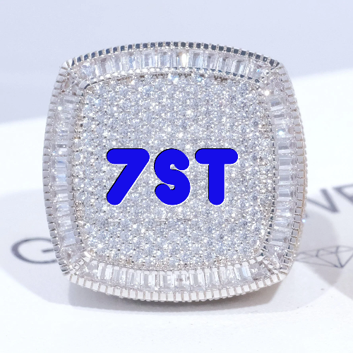 CUSTOM LETTER 3D ICED RING