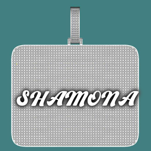CUSTOM LETTER NECKLACE 3D BIG SQUARE