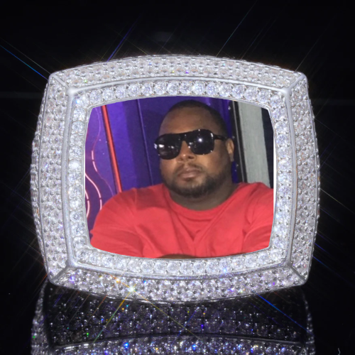 3D CUSTOM PICTURE ICED RING