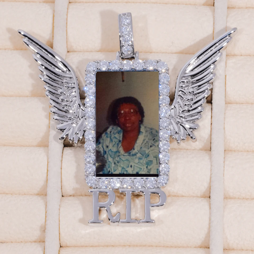 RIP WING 3D CUSTOM PICTURE PENDANT