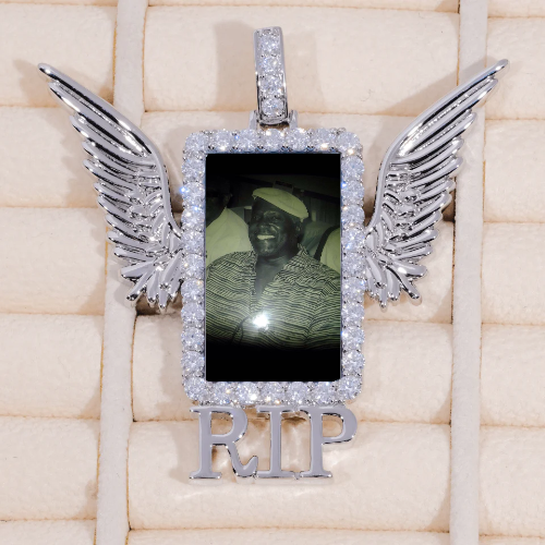 RIP WING 3D CUSTOM PICTURE PENDANT