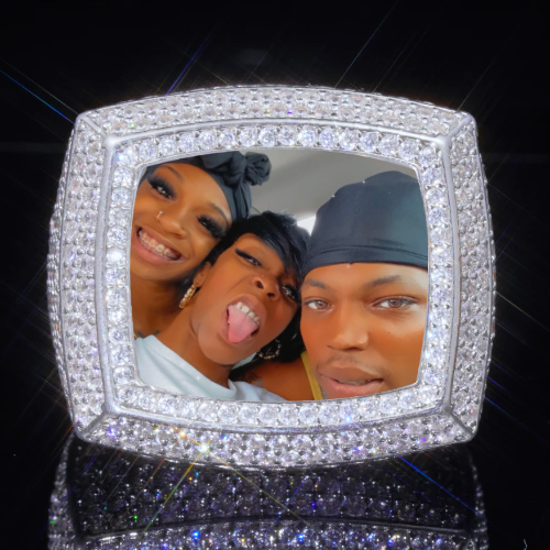3D CUSTOM PICTURE ICED RING