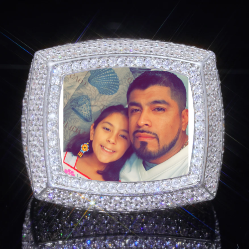 3D CUSTOM PICTURE ICED RING