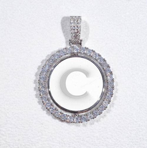 3D Spinning 2-Faced Custom Picture Pendant