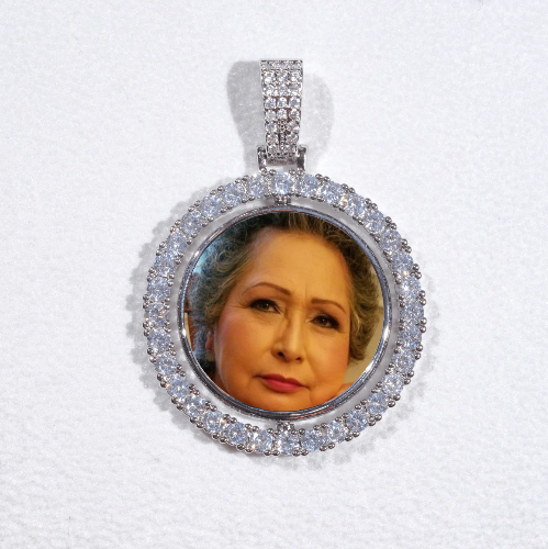 3D Spinning 2-Faced Custom Picture Pendant