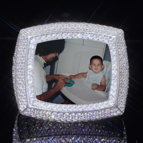 3D CUSTOM PICTURE ICED RING