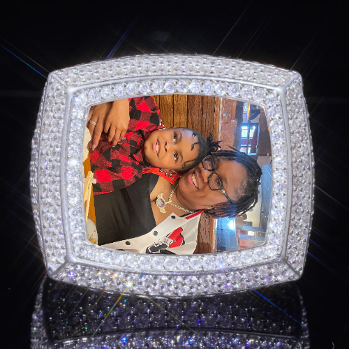 3D CUSTOM PICTURE ICED RING