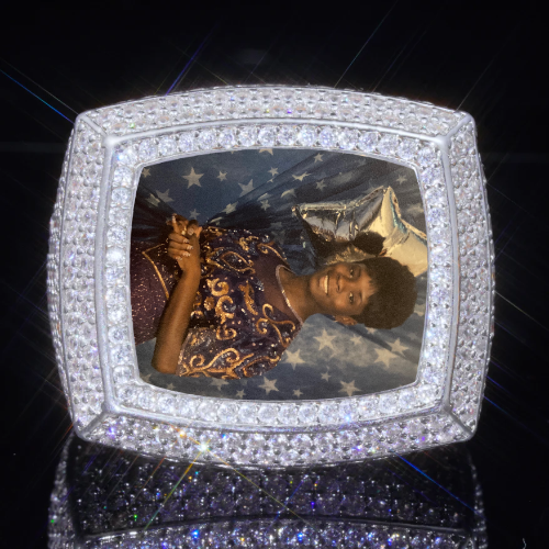 3D CUSTOM PICTURE ICED RING