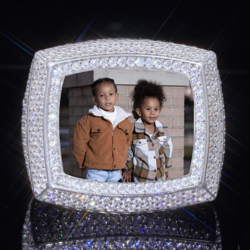 3D CUSTOM PICTURE ICED RING
