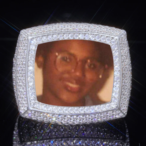 3D CUSTOM PICTURE ICED RING