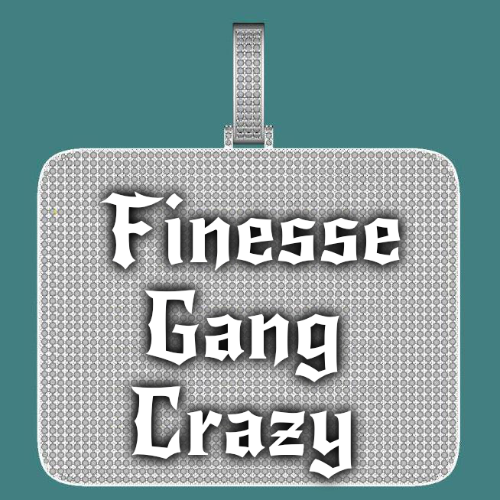 CUSTOM LETTER NECKLACE 3D BIG SQUARE