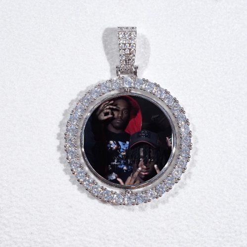 3D Spinning 2-Faced Custom Picture Pendant