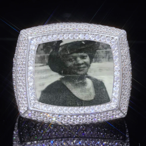 3D CUSTOM PICTURE ICED RING