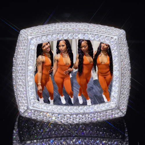 3D CUSTOM PICTURE ICED RING