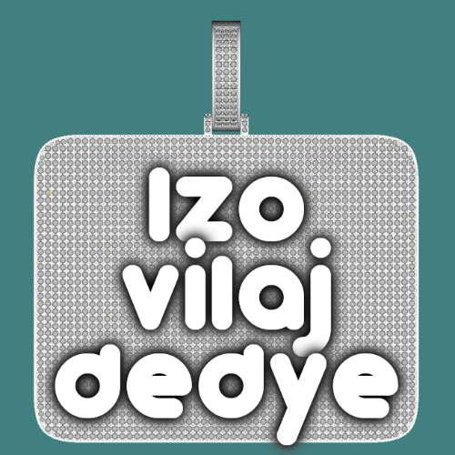 CUSTOM LETTER NECKLACE 3D BIG SQUARE