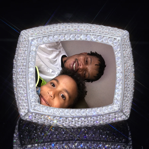 3D CUSTOM PICTURE ICED RING