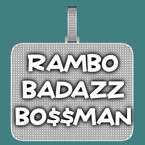 CUSTOM LETTER NECKLACE 3D BIG SQUARE