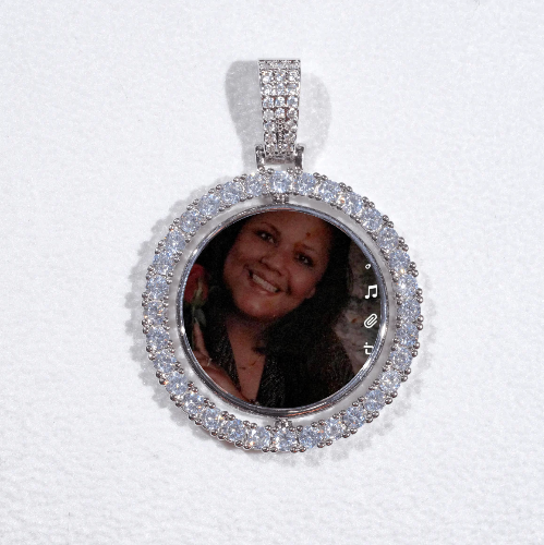 3D Spinning 2-Faced Custom Picture Pendant