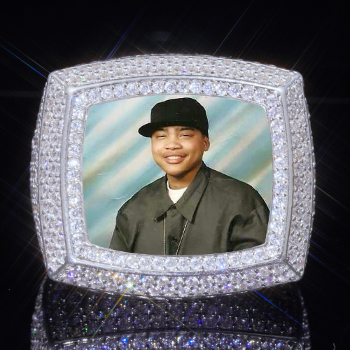 3D CUSTOM PICTURE ICED RING