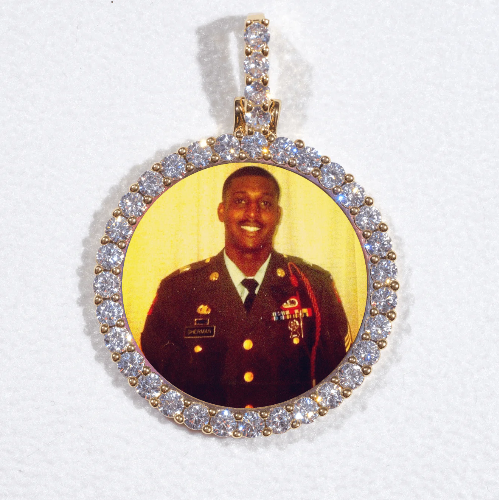 3D CIRCLE CUSTOM PICTURE PENDANT SMALL SIZE