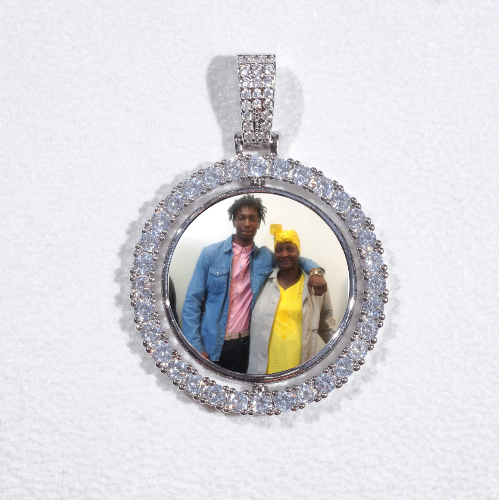 3D Spinning 2-Faced Custom Picture Pendant