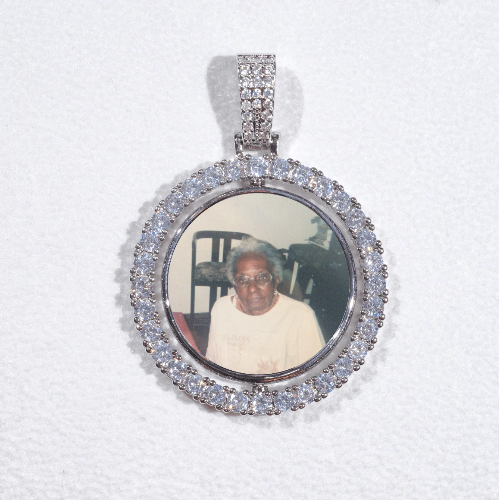 3D Spinning 2-Faced Custom Picture Pendant