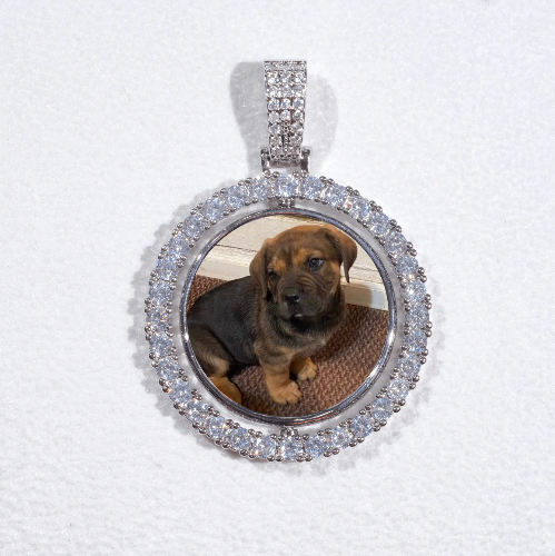 3D Spinning 2-Faced Custom Picture Pendant
