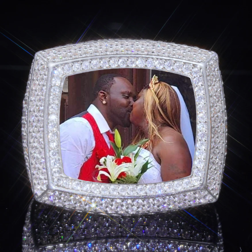 3D CUSTOM PICTURE ICED RING