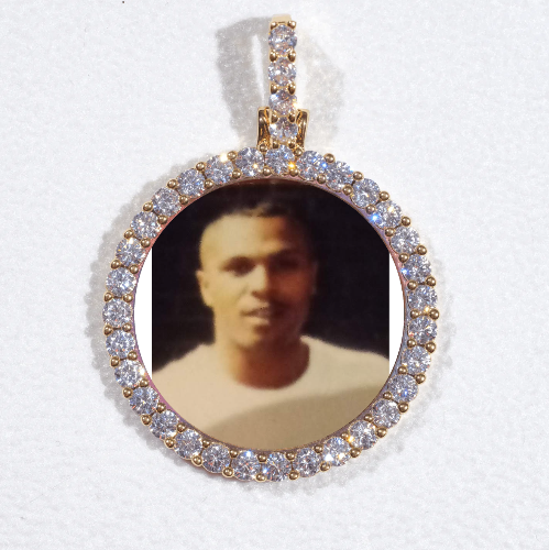 3D CIRCLE CUSTOM PICTURE PENDANT SMALL SIZE