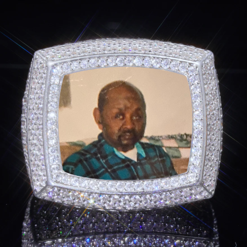 3D CUSTOM PICTURE ICED RING