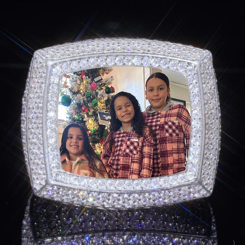 3D CUSTOM PICTURE ICED RING