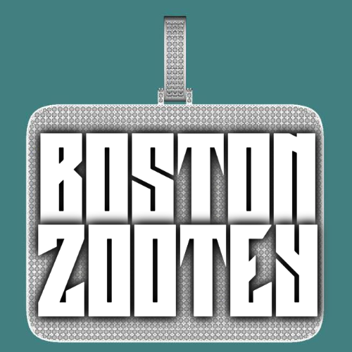 CUSTOM LETTER NECKLACE 3D BIG SQUARE