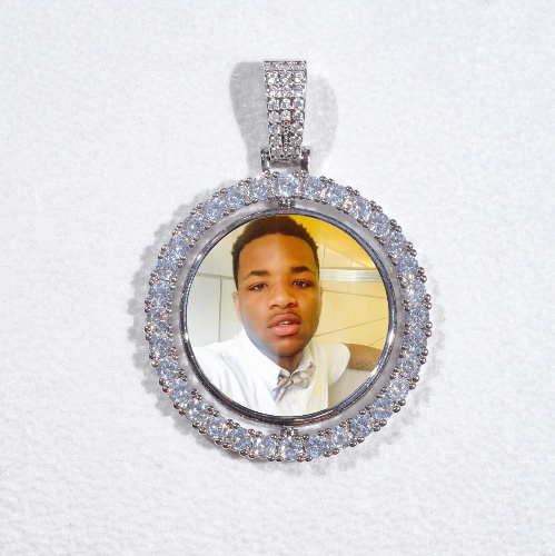 3D Spinning 2-Faced Custom Picture Pendant