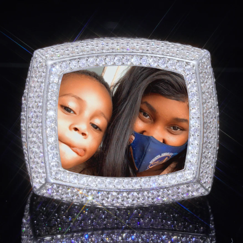3D CUSTOM PICTURE ICED RING