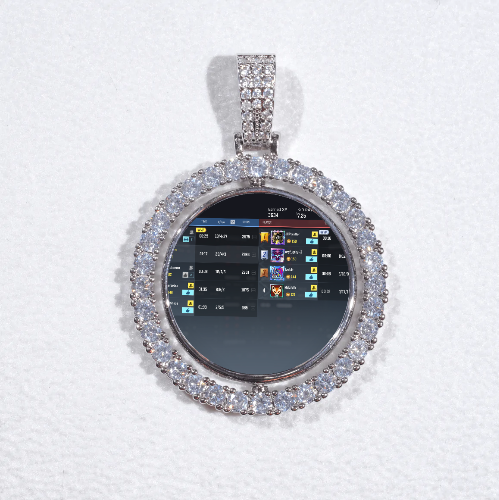 3D Spinning 2-Faced Custom Picture Pendant