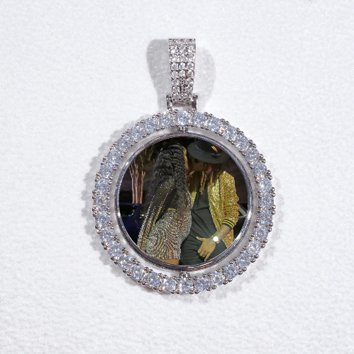 3D Spinning 2-Faced Custom Picture Pendant