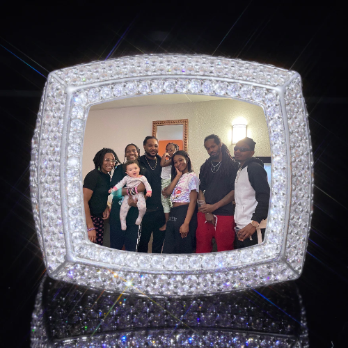 3D CUSTOM PICTURE ICED RING