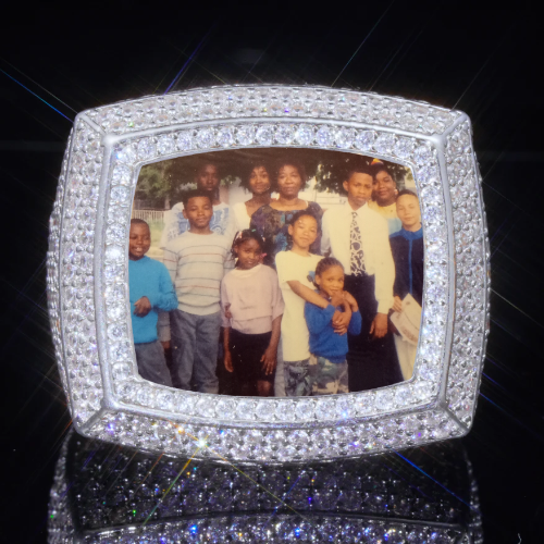 3D CUSTOM PICTURE ICED RING