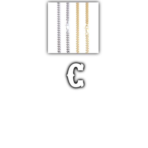 Custom Letters Freibeuter Font Necklace