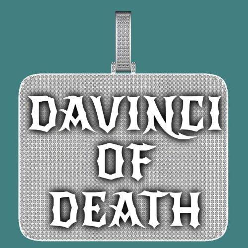 CUSTOM LETTER NECKLACE 3D BIG SQUARE