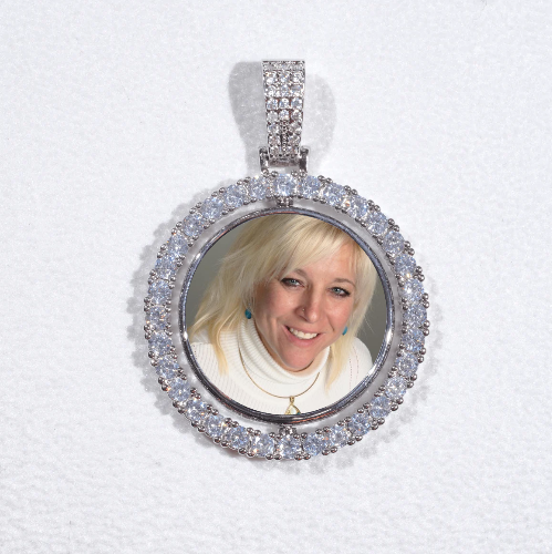 3D Spinning 2-Faced Custom Picture Pendant