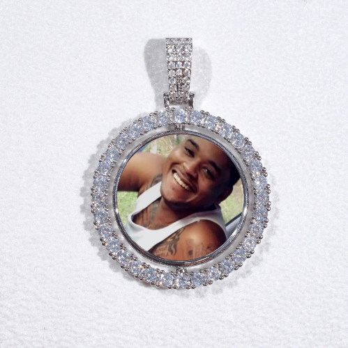 3D Spinning 2-Faced Custom Picture Pendant