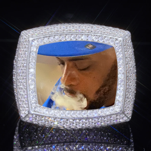 3D CUSTOM PICTURE ICED RING
