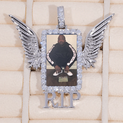 RIP WING 3D CUSTOM PICTURE PENDANT