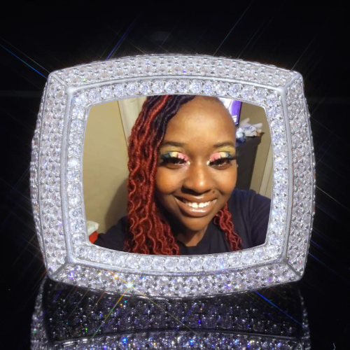 3D CUSTOM PICTURE ICED RING