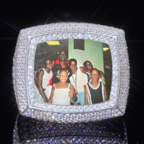 3D CUSTOM PICTURE ICED RING