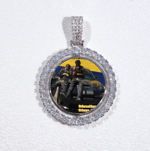 3D Spinning 2-Faced Custom Picture Pendant